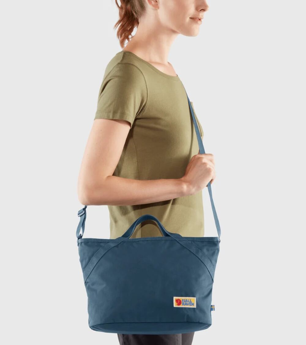 FJALLRAVEN Vardag Crossbody Bag Blue Storm Durable G-1000 HeavyDuty Eco NWT